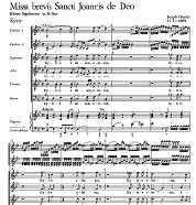 Missa Brevis F-Dur HOB 22/1 (Jugendmesse) J. Haydn